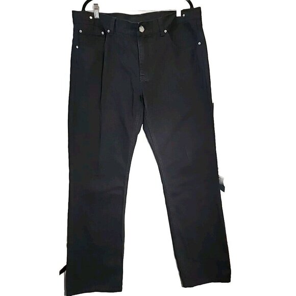 Request jeans Premium men’s pants black size 38x32 - Picture 1 of 9